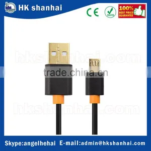 Cheap Price Hi-speed Syncing Data Cable 480 Mbps Gold Plated USB 2.0 Type a to Micro-b Charging Cable for Android thumbnail-1