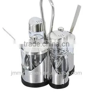 Glass Spice Set With Stand ,glass Spice Set thumbnail-1
