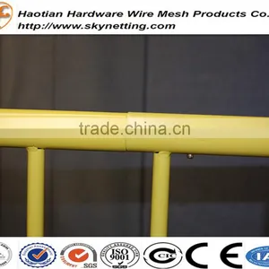 1.2m Highx2.15m Wide 32mmOD Frame Pipe Games Big Event Use Crowd Control Safety Use Steel Metal Barrier thumbnail-1