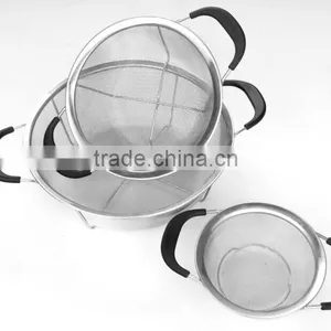 High Quality Fine Pieced Polished Stainless Steel Colanders thumbnail-6