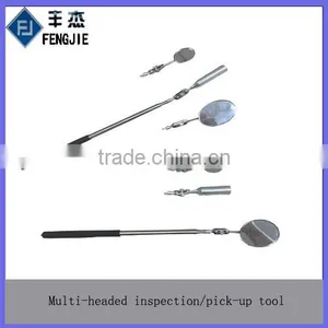 3-in-1 Telescopic Multi-headed Inspection Mirror/pick-up Tool thumbnail-2