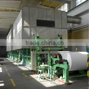 A4 Paper Making Machine With Wood Pulp Mini Toilet Paper Machine thumbnail-1