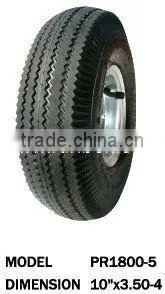 Pneumatic Rubber Caster Wheels With Rims thumbnail-1
