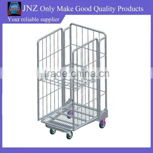 Metal Rolling Folding Wire Storage Cage for Sales thumbnail-1