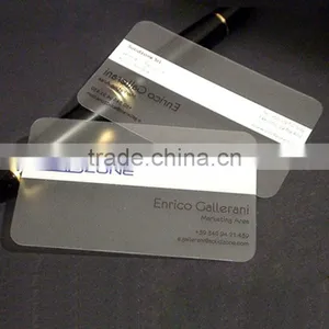 Frosted Translucent PVC Card / Frosted Plastic Cards Printing thumbnail-6