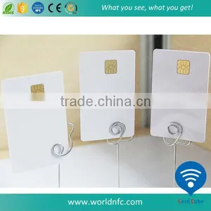 0.84MM Thickness CR80 SLE 5542 Chip Smart Rewritable Contact Card thumbnail-1