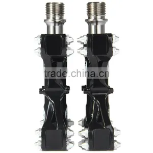 2PCS Kactus Mountain Bike MTB Flat Pedals Magnesium Titanium Axle CNC 3 Bearings Footrest BMX Ultra-light Pedal KTPD - 13T thumbnail-5