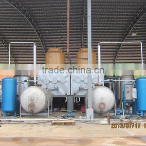 Non-pullution 30T/day Waste Engine Oil Pyrolysis Plant to Get New Oil thumbnail-3