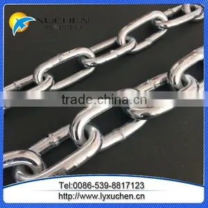 DIN5685A/C Steel Link Chain Factory Price Natural Color Link Chain thumbnail-2