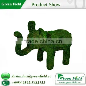 Natural Garden Decoration,Handmade Garden Decoration (Moss Elephant) thumbnail-1