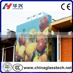 Construction Decorative Customized Pattern Design Tempered Painting Glass thumbnail-1