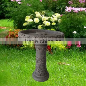 New Design Tall Fluted Birdbath for Sale thumbnail-3