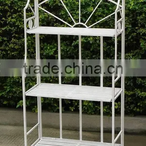 Anqique White Garden Plant Stand Display Shelf Unit Shelves thumbnail-1