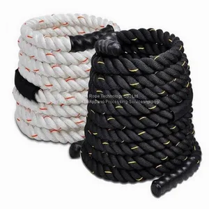 PP Rope White and Black Mooring Rope thumbnail-1