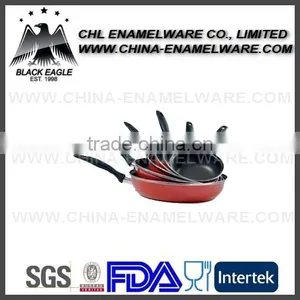 Carbon Steel Non Stick Enamel Pot With Baketile Handle thumbnail-4