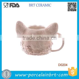 Wolf Head Shape Ceramic Mug for Birthday Gift thumbnail-3