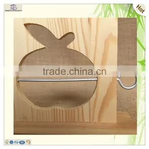 Unfinished Cute Die Cutting Wood Key Rack Holder thumbnail-4