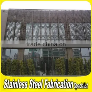 304 Stainless Steel Decorative Exterior Perporated Wall Panel thumbnail-1
