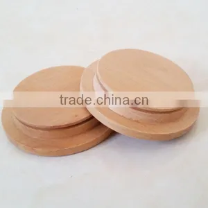 New Creative Glass Bottles Bamboo Cover, Wooden Seal Lid thumbnail-5