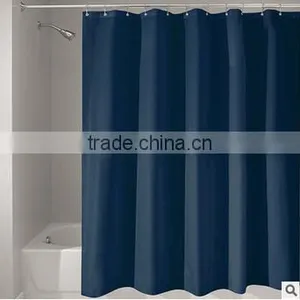 Solid Color Polyester Shower Curtain thumbnail-2