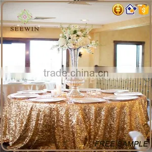 Wholesale Round Sequin Banquet Table Cloth thumbnail-4