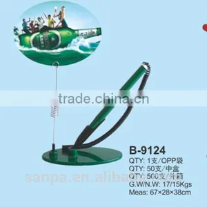 Metal Pen With Stand Table Ballpoint Pen for Promotional thumbnail-2