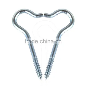 3-7/8 Inch Zinc-plated Steel Screw Hook (3-piece Package) thumbnail-1