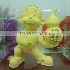 Retail Gold Plated Chinese Zodiac Monkey for Business Gift thumbnail-2