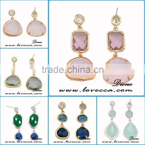 Latest Fashion Hot Sale Wedding Gift Birthstone Earrings thumbnail-1