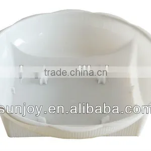 Square Based White Bowl thumbnail-1