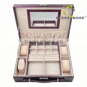 Custom Made Higher Quality Mirror Glass Jewelry Box thumbnail-1