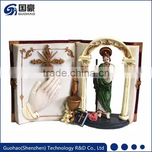 Catholic Religious Antique Resin Praying Jesus Statues thumbnail-1