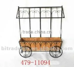 Coco Plant Holder With Wheel thumbnail-1