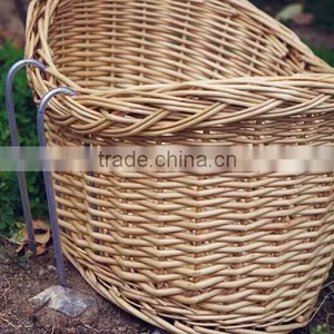 Cheap Wicker Knitting Bulk Bike Basket Wicker thumbnail-3