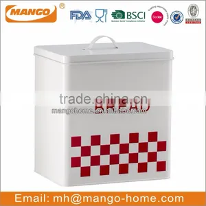 Metal Rectangle Home Goods Bread Lock Storage Canister thumbnail-5