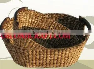 WATER HYACINTH BASKET/ TRAY TCC-BK17 thumbnail-1