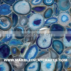 Blue Agate Natural Stone Slabs thumbnail-1