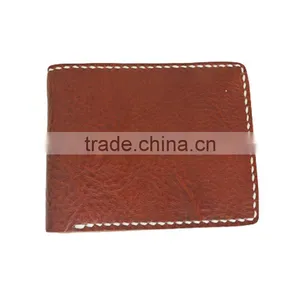 Slim Genuine Leather Minimalist Wallets for Full Grain Men Money Clip thumbnail-1