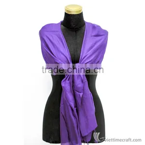 HOT SALE 30%!!!Customized Raw Pure Silk Scarf, Silk Scarves Manufacturer Vietnam, 100% Pure Silk thumbnail-6