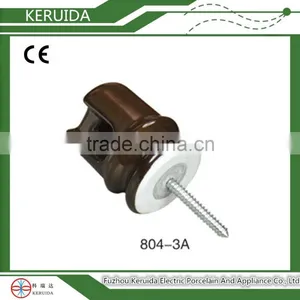 Porcelain Ceramic Electric Fence Wiring Insulator With Factory Price thumbnail-2