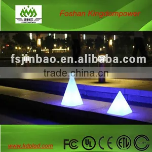 Rechargeable Color Changing Led Outdoor Triangle thumbnail-1
