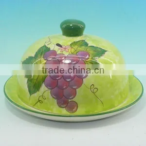 2012 NEWEST PRATE CERAMIC BUTTER DISH thumbnail-1