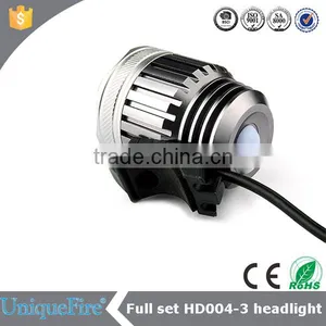 10W 3800Lumens 3 * CREE XM-L T6 LED Head Light Torch Rechargeable Waterproof Aluminum Alloy Head Lamp thumbnail-2