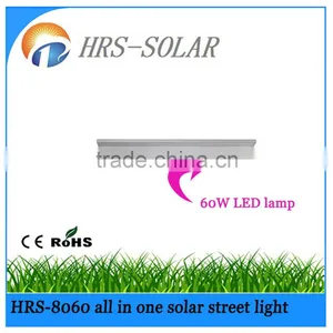 All in One Solar Power System Super Bright 18V 60W LED Street Light thumbnail-4