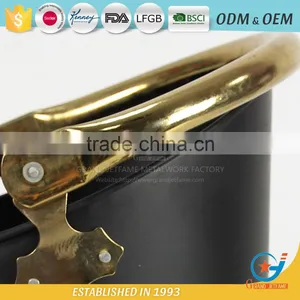 Iron Powder Coating Christmas Metal Coal Bucket Zinc Fireplace Iron Coal Bucket thumbnail-6