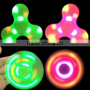 2017 Bluetooth Speaker LED Light Relief Hand Fidget EDC Hand Spinner Gyro Toy thumbnail-1