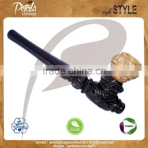 2017 Best Wholeseller Ebony Wood Smoking Pipe thumbnail-1
