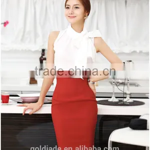Factory Price Spring Summer High Waist One-step Package Buttocks Ladies Working Skirt thumbnail-6