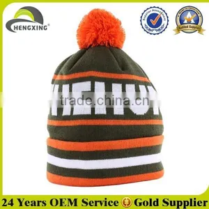 Cheap Plain Hand Made Knitted Custom Wool Beanies thumbnail-3