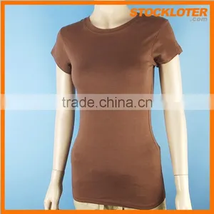 Discounted Ladies Cotton T-shirt Stocklot thumbnail-2